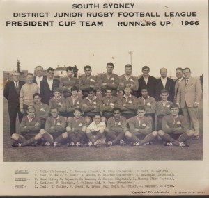 Souths 1966 Presidents Cup Runners Up