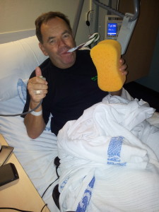 Chris Devine In Hospital