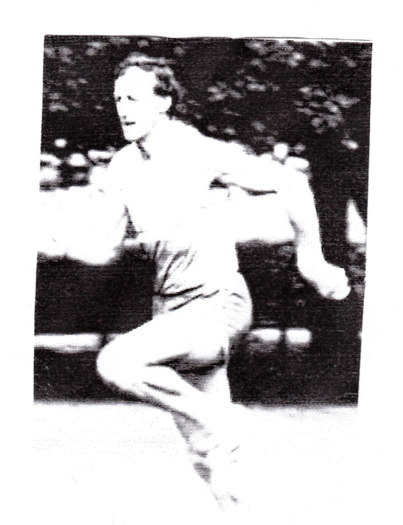 Reg Austin In His sprinting days