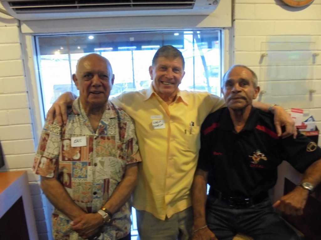 Eric Robinson - Warren Thompson - Merv Wright 1 Chelsea Reunion 2015